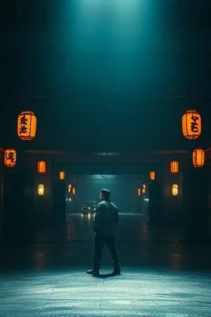 深夜拉面馆剧集封面：汤锅蒸汽与木质吧台暖光